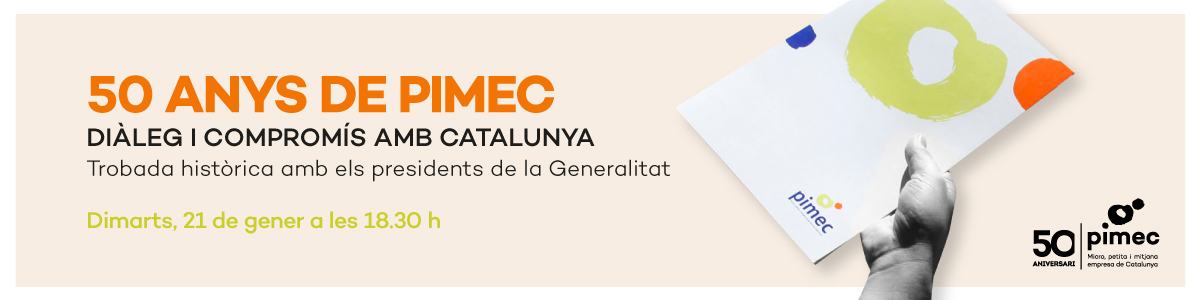 50 anys de PIMEC: Diàleg i compromís amb Catalunya. Trobada històrica amb els presidents de la Generalitat de Catalunya