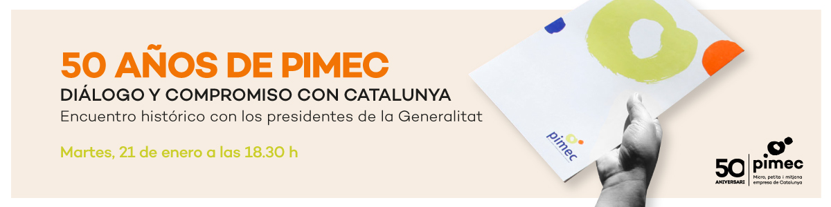 50 años de PIMEC: Diálogo y compromiso con Catalunya. Encuentro histórico con los presidentes de la Generalitat de Catalunya