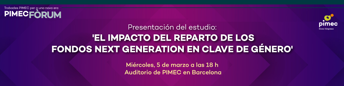 Presentación del estudio: El impacto de la repartición de los Fondos Next Generation en clave de género