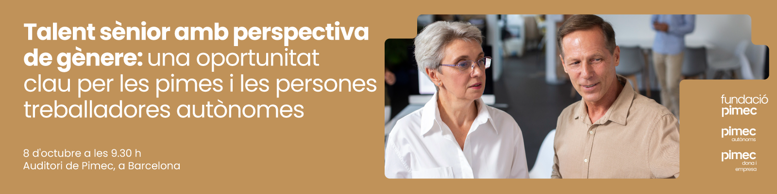 Talent sènior amb perspectiva de gènere: una oportunitat clau per les pimes i les persones treballadores autònomes