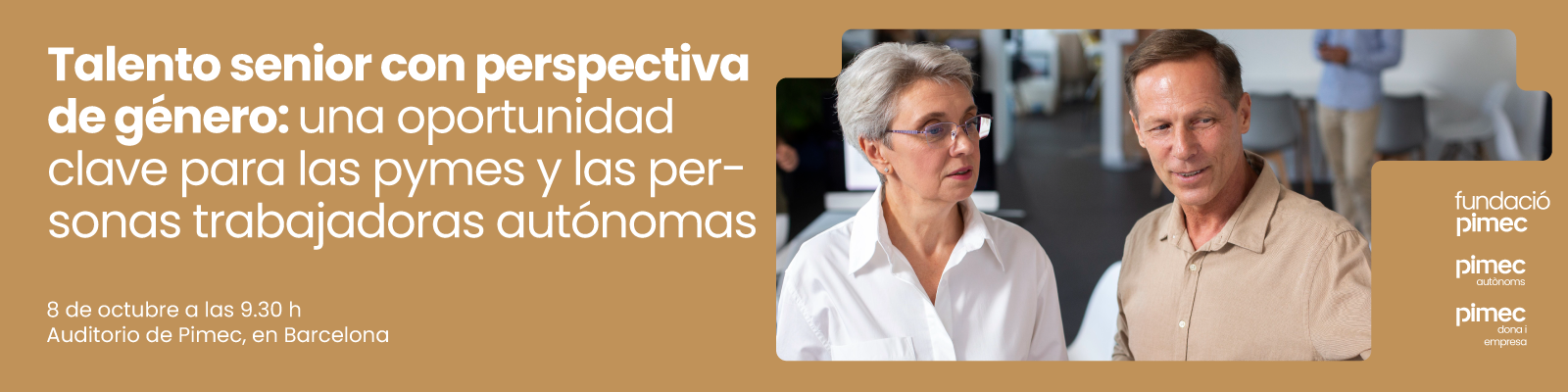 Talento senior con perspectiva de género: una oportunidad clave para las pymes y las personas trabajadoras autónomas
