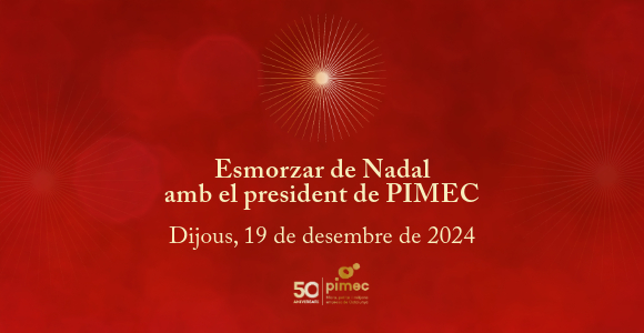 Esmorzar de Nadal amb el president de PIMEC