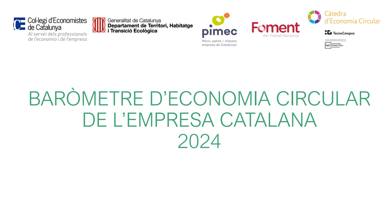 Baròmetre d'economia circular a l'empresa catalana