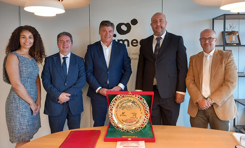 PIMEC firma un acuerdo de colaboración con la Instance Marrocaine des Entreprises (IME)