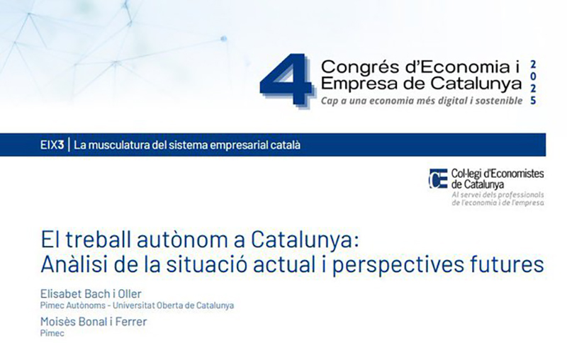 El treball autònom a Catalunya: Anàlisi de la situació actual i perspectives futures