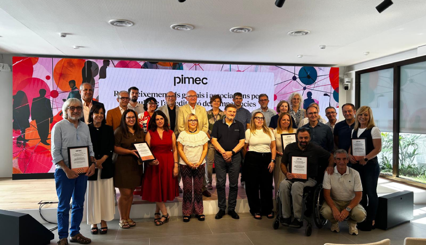 Pimec reconeix els gremis i associacions que impulsen l’acreditació de competències professionals