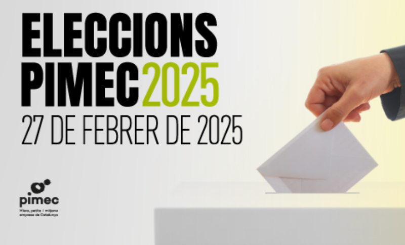 PIMEC convoca eleccions generals per a la renovació dels òrgans de govern el pròxim 27 de febrer