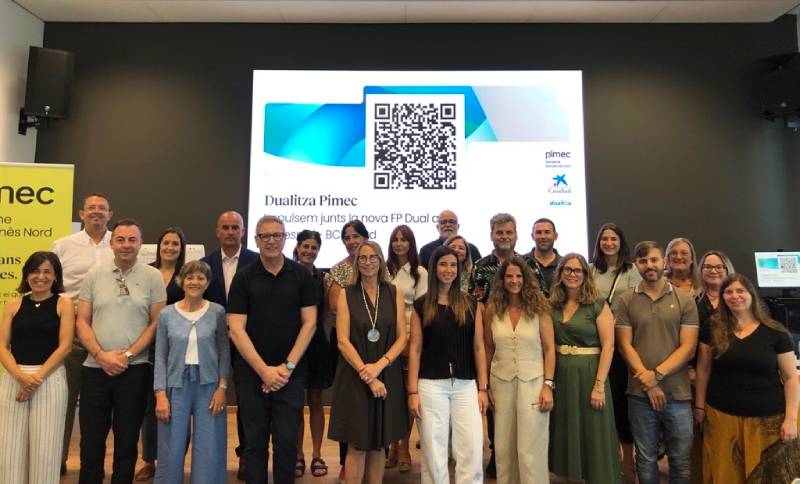 Pimec i CaixaBank Dualitza reuneixen els principals sectors de l’economia del Maresme per acostar-los a la nova Formació Professional