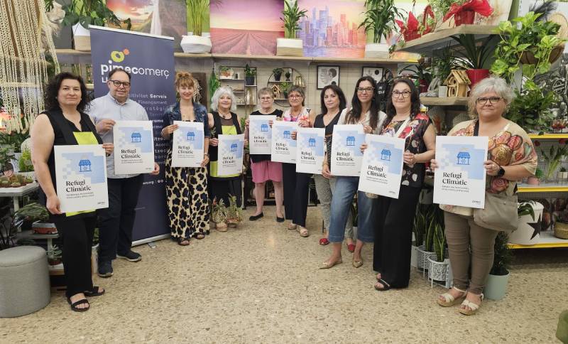 Pimec Comerç Lleida promou un any més els comerços locals com a refugis climàtics per fer front a les altes temperatures